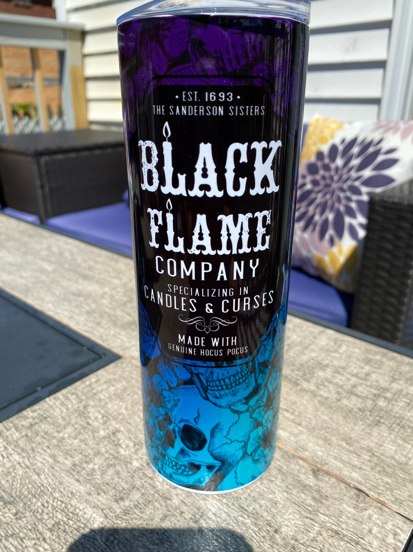 Black Flame 20oz Stainless Steel Tumbler