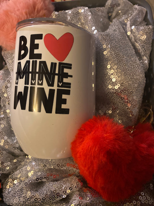 Be Mine Wine Valentine’s Wine Glass