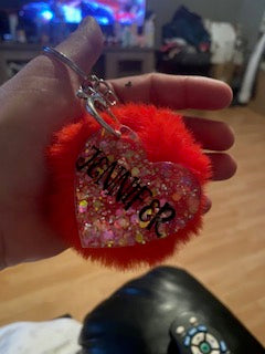Pom Pom Key Chain