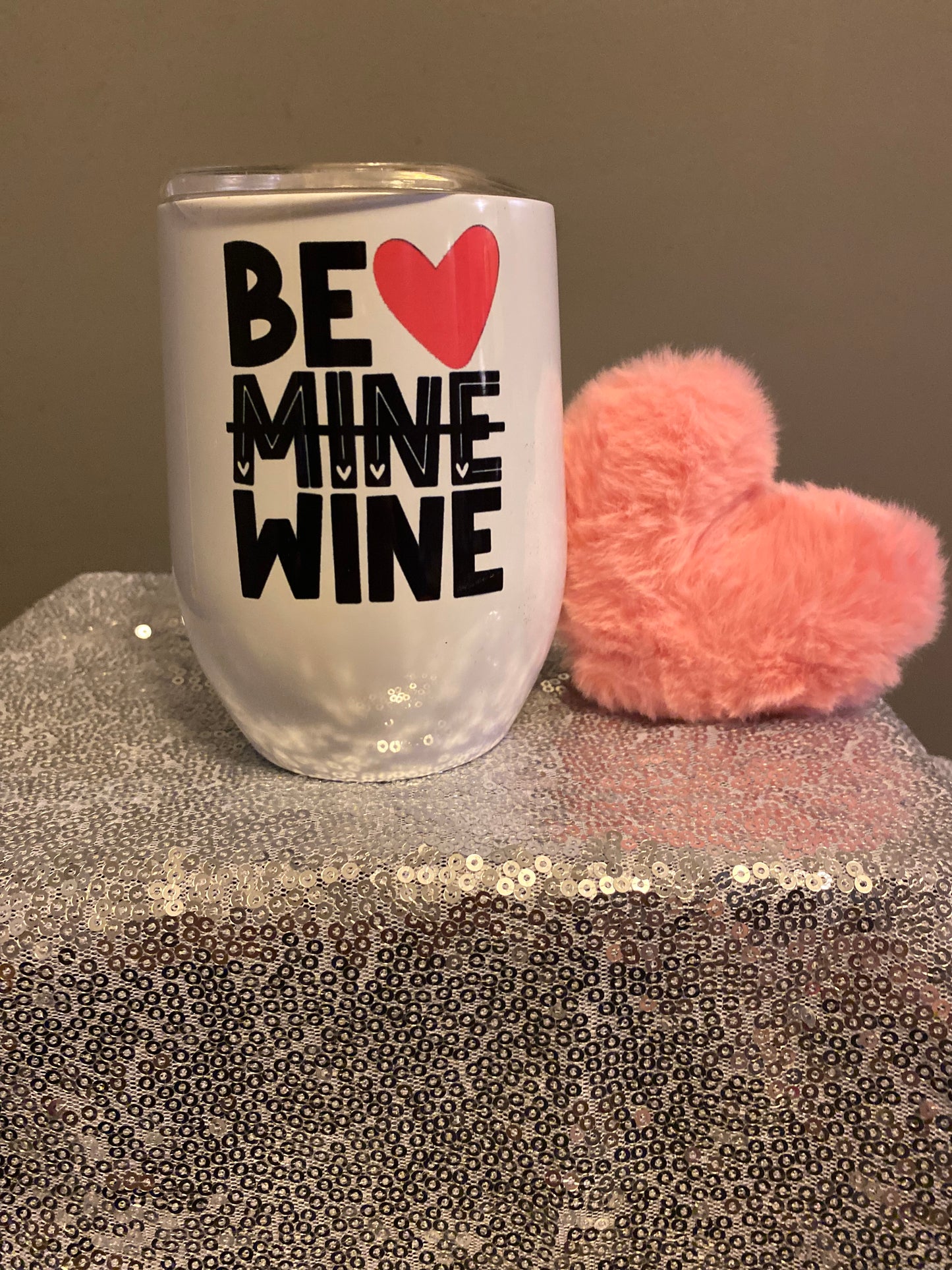 Be Mine Wine Valentine’s Wine Glass