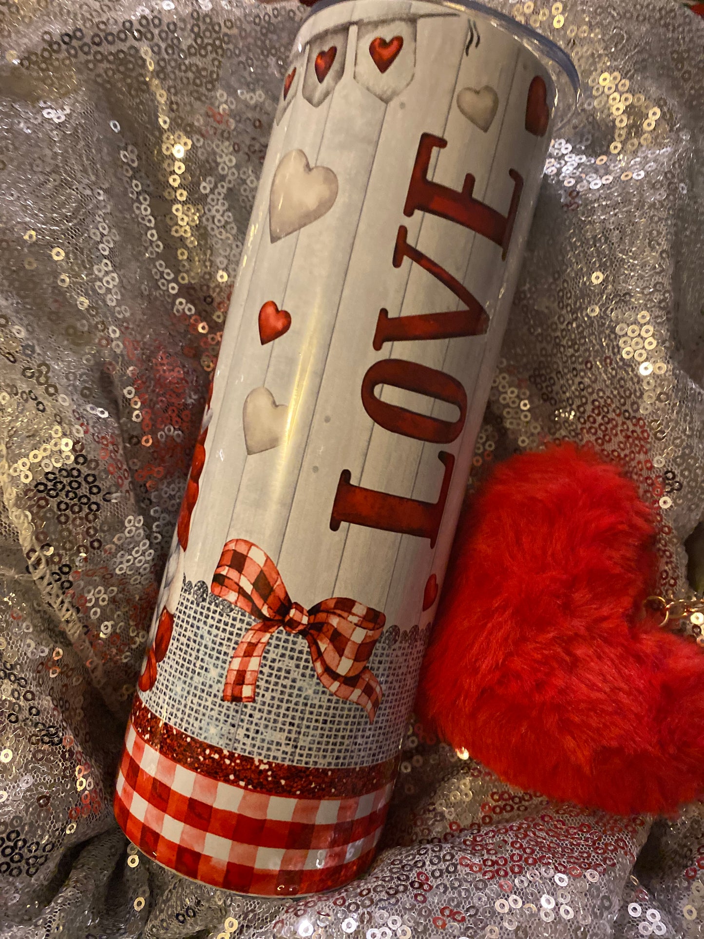 Gnome Valentine 20 oz tumbler