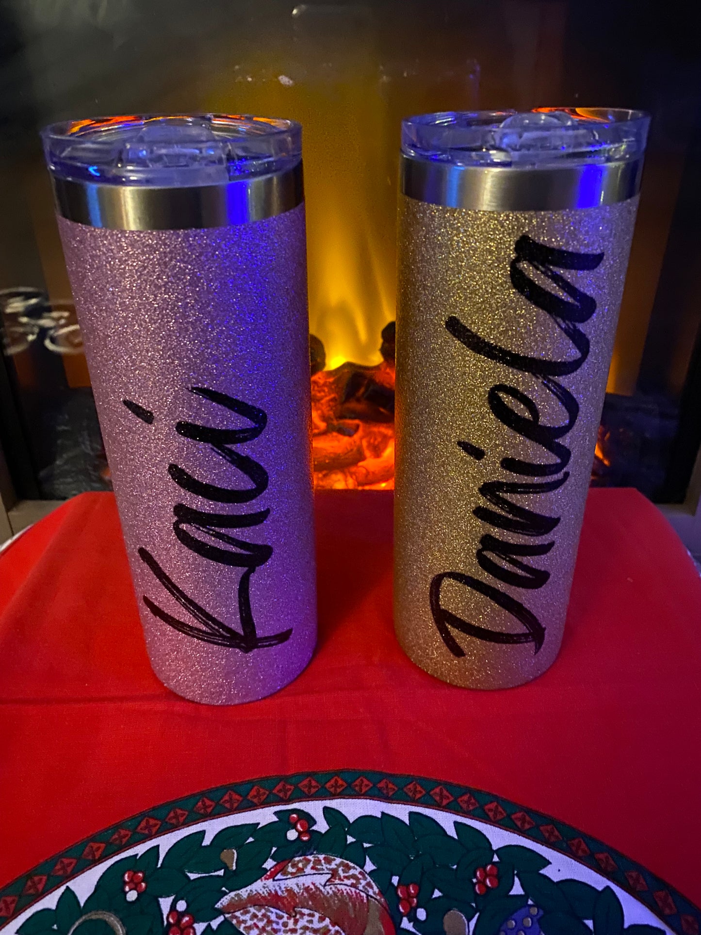 20 oz Glitter Tumbler