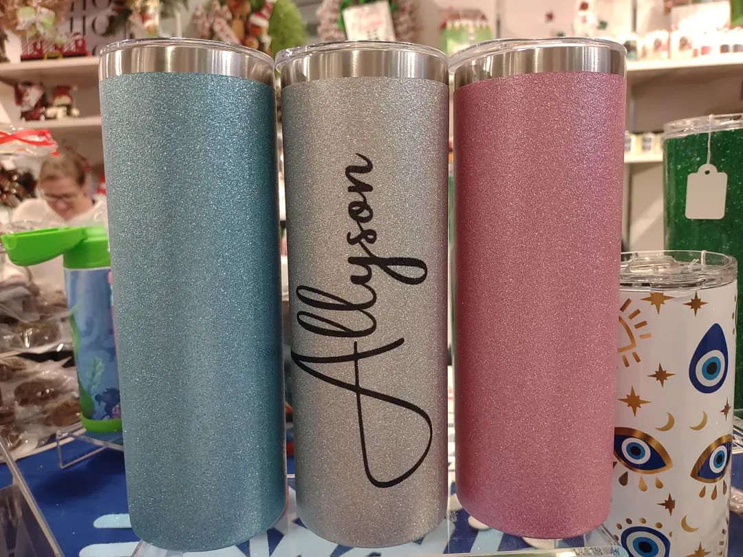 20 oz Glitter Tumbler